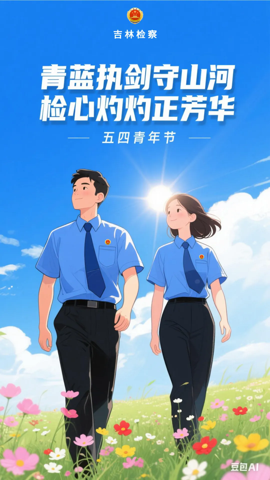 五四丨青蓝执剑守山河 检心灼灼正芳华